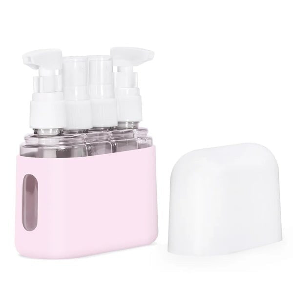 ๐ Mini Shampoo Dispenser Portable Travel Bottle Set