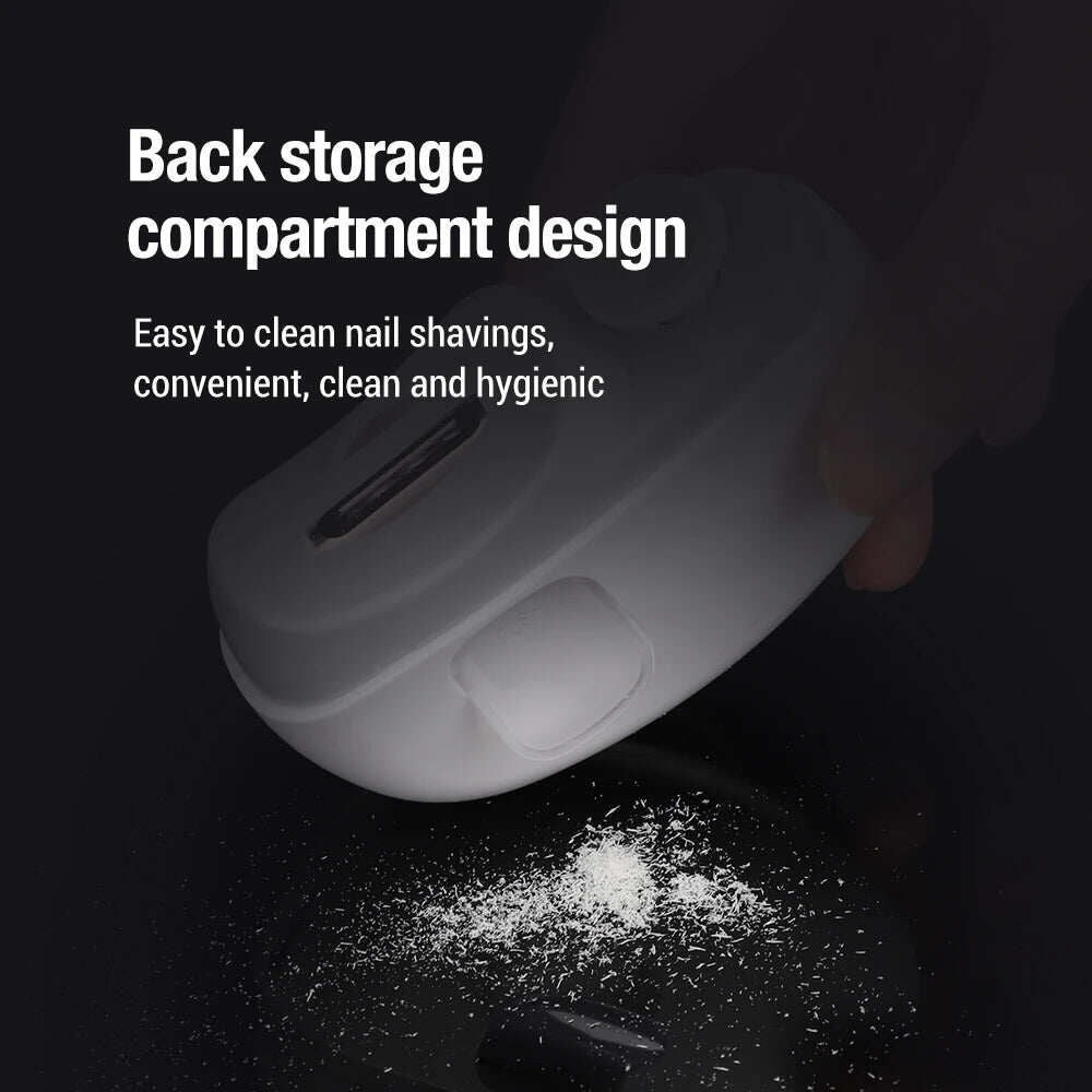 🎁 Perfect for All Ages 👵👶 3-in-1 Automatic Electric Nail Clipper with Polishing