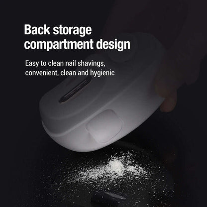 🎁 Perfect for All Ages 👵👶 3-in-1 Automatic Electric Nail Clipper with Polishing