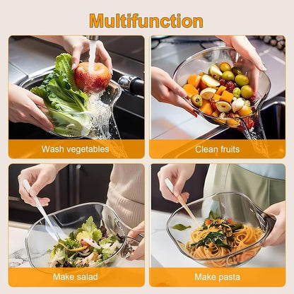 🚿Drain Basket with Jumpstart Sale Spout💧 Accessories Gadgets for Washing Vegetables & Fruits