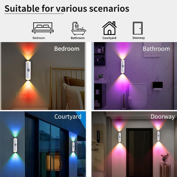 🔥Hot Sale - Rechargeable Smart LED Motion Sensor Ambient Light