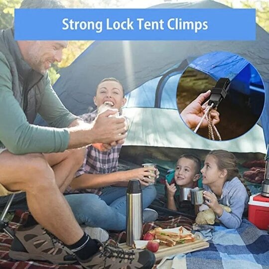 ⛺Adjustable Heavy Duty Lock Grip for Tarp & Shade Cloth