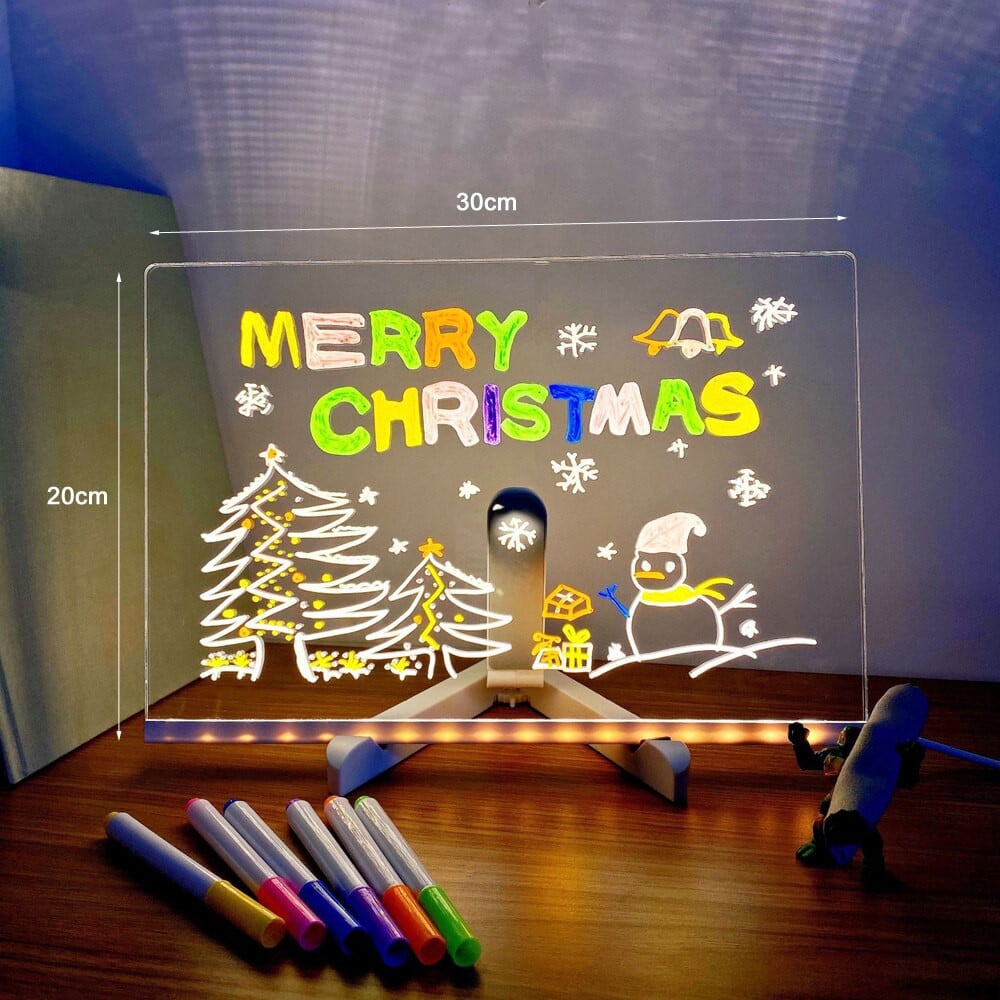 ⏰Limited Sale 50% OFF!!🎄50K+ SOLD! 🎁The perfect gift for them🎁LED Note Board with Colors🎨
