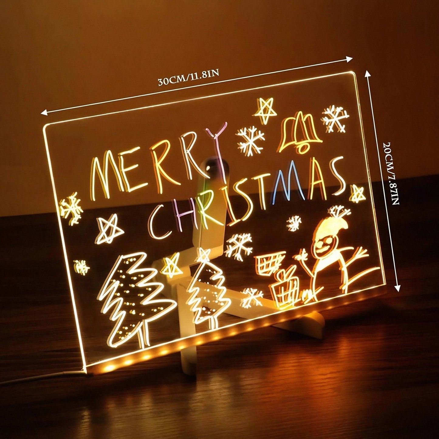 ⏰Limited Sale 50% OFF!!🎄50K+ SOLD! 🎁The perfect gift for them🎁LED Note Board with Colors🎨