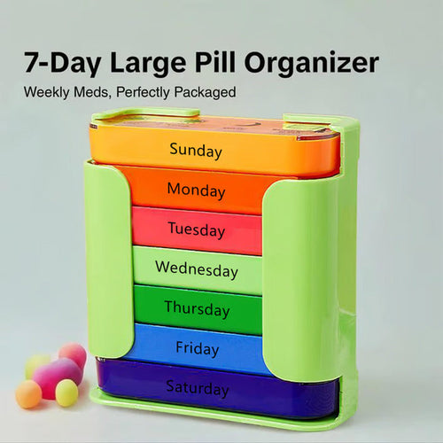 💊 Stay on Track - ✨7-Day Medication Organizer - For Effortless Health Management! 📅