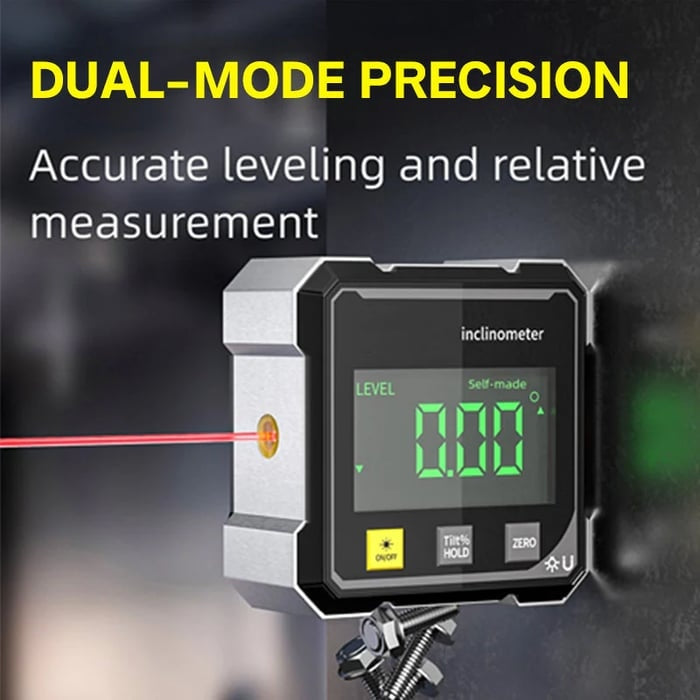 📐Digital Laser Angle Finder Protractor Tool