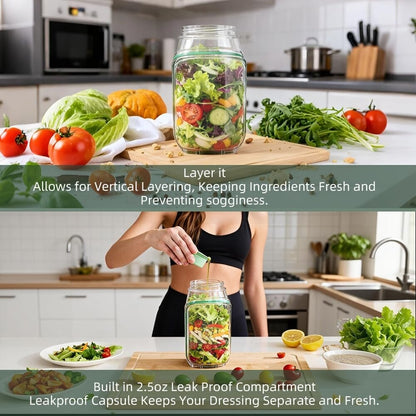 🥗Side-Opening Salad and Vegetable Storage Container