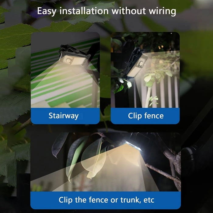 🌟Outdoor solar garden lights and motion-activated lights