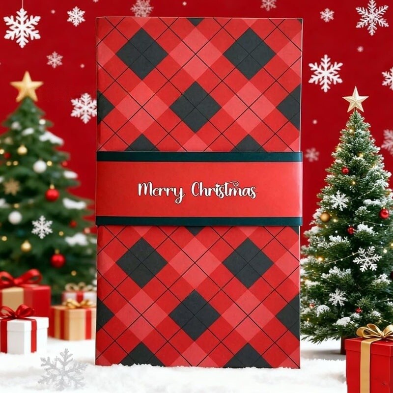 🎅✨Handmade Waterfall Christmas Gift Card Booklet