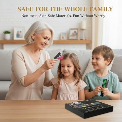 🎨 Festive Fun Hair Chalk Combs