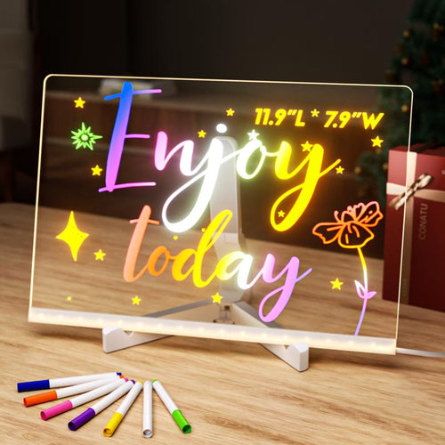 ⏰Limited Sale 50% OFF!!🎄50K+ SOLD! 🎁The perfect gift for them🎁LED Note Board with Colors🎨