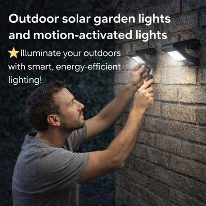 🌟Outdoor solar garden lights and motion-activated lights