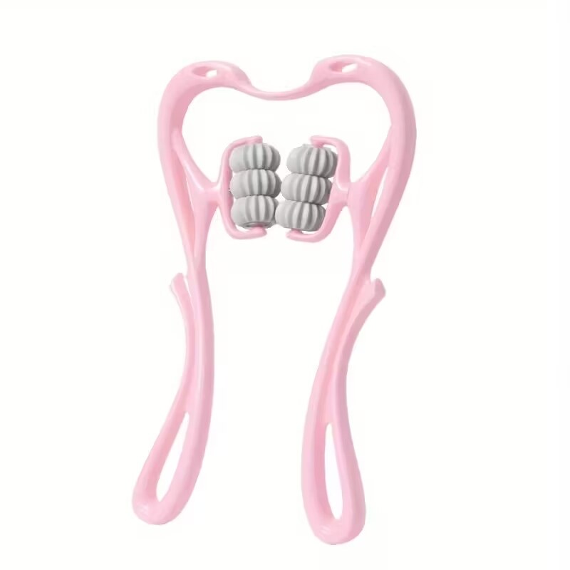 🥰Multifunctional Manual Six-wheel Neck Massager Massage Relieve Roller Massage Tool