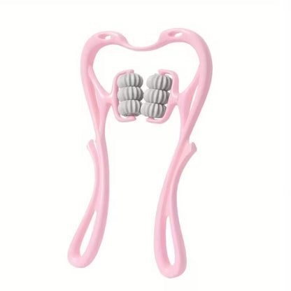 🥰Multifunctional Manual Six-wheel Neck Massager Massage Relieve Roller Massage Tool