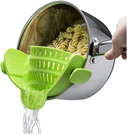 🏠 The Must-Have Kitchen Gadget🍝Silicone Pot Strainer
