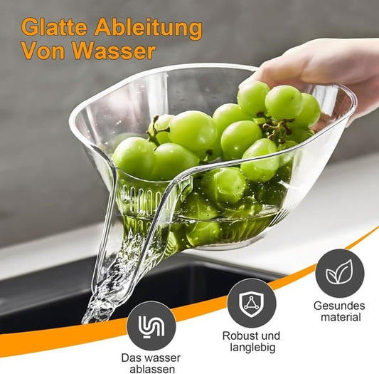 🚿Drain Basket with Jumpstart Sale Spout💧 Accessories Gadgets for Washing Vegetables & Fruits