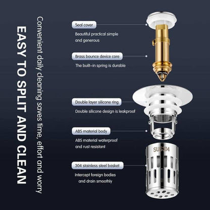 🎄Christmas Sales 48% OFF - Universal Stainless Steel Drain Strainer (BUY 2 GET 1 FREE)