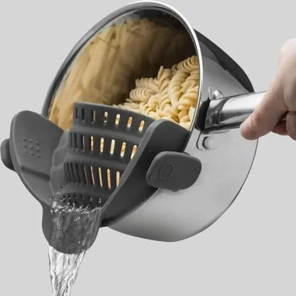 🏠 The Must-Have Kitchen Gadget🍝Silicone Pot Strainer