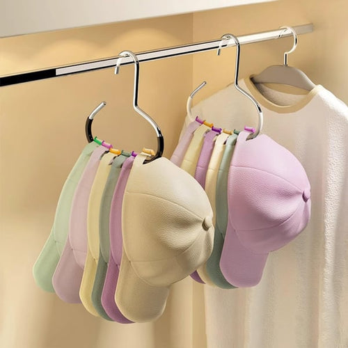 🧢Durable Steel Hangers: Maximize Closet Space with Versatile Storage