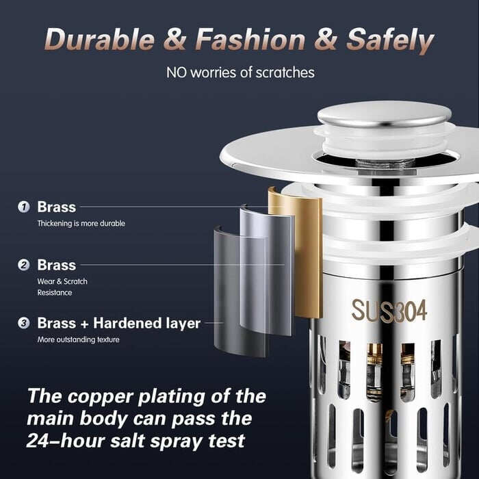 🎄Christmas Sales 48% OFF - Universal Stainless Steel Drain Strainer (BUY 2 GET 1 FREE)