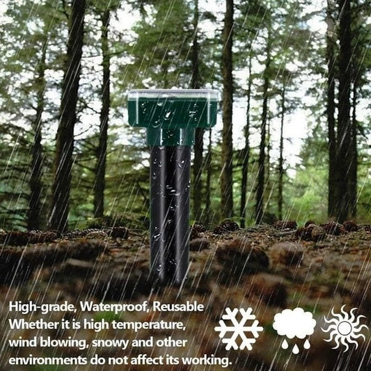 🔥Solar Powered Mole Repellent (Same for snakes/pests/rodents)