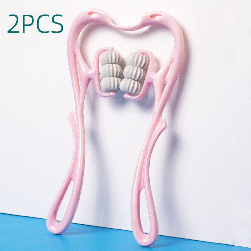 🥰Multifunctional Manual Six-wheel Neck Massager Massage Relieve Roller Massage Tool