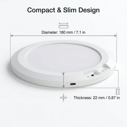 💡 Rechargeable Motion Sensor Ceiling Light with Remote