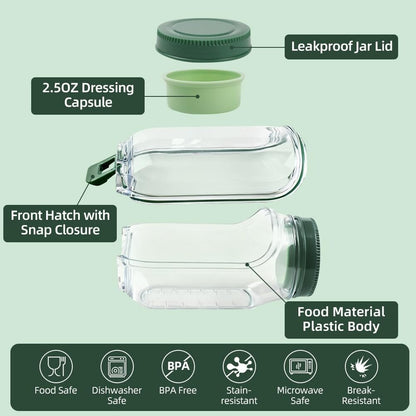 🥗Side-Opening Salad and Vegetable Storage Container