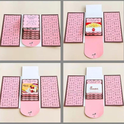 🎅✨Handmade Waterfall Christmas Gift Card Booklet