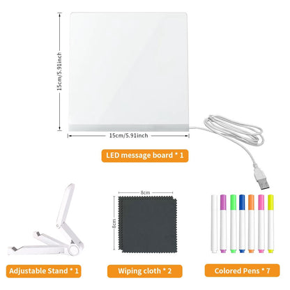 ⏰Limited Sale 50% OFF!!🎄50K+ SOLD! 🎁The perfect gift for them🎁LED Note Board with Colors🎨