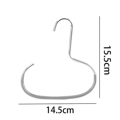 🧢Durable Steel Hangers: Maximize Closet Space with Versatile Storage