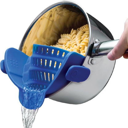 🏠 The Must-Have Kitchen Gadget🍝Silicone Pot Strainer