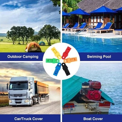 ⛺Adjustable Heavy Duty Lock Grip for Tarp & Shade Cloth