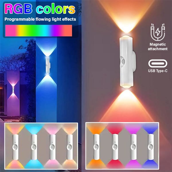 🔥Hot Sale - Rechargeable Smart LED Motion Sensor Ambient Light