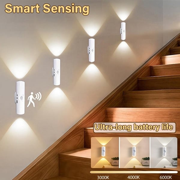🔥Hot Sale - Rechargeable Smart LED Motion Sensor Ambient Light