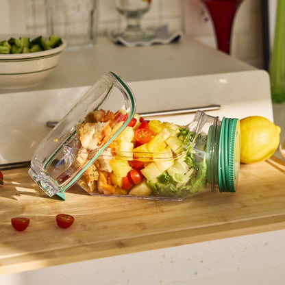 🥗Side-Opening Salad and Vegetable Storage Container