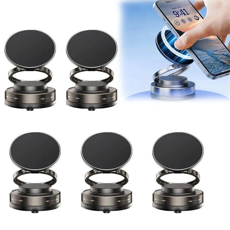 🔥Buy More Save More🔄360° Adjustable Vacuum Magnetic Phone Holder📱🚗