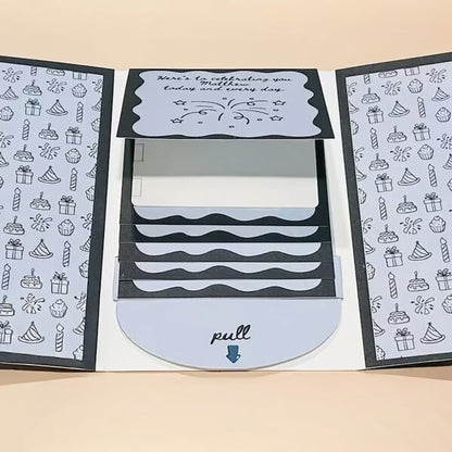 🎅✨Handmade Waterfall Christmas Gift Card Booklet