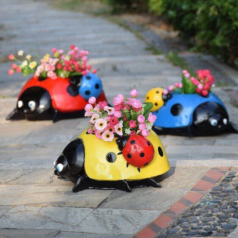 🐞Seven-Spotted ladybug flower pot