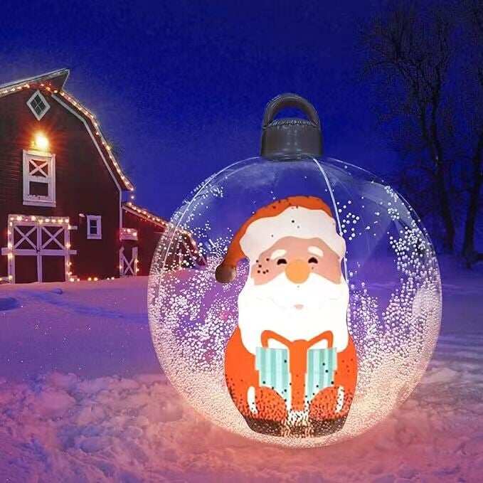 🎄Christmas Sale-24 Inch Outdoor Christmas PVC Inflatable Decorated Ball