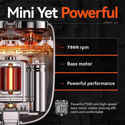 ✨ Hot Sale✨Mini double head electric shave