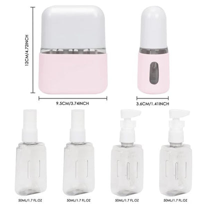 🎁 Mini Shampoo Dispenser Portable Travel Bottle Set
