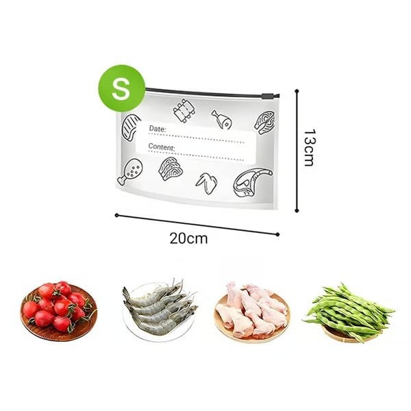 💫 65K+ SOLD! 🛍️ Reusable Aluminum Foil Storage Bags – Durable, Leakproof & Reusable for Everyday Use 🌿