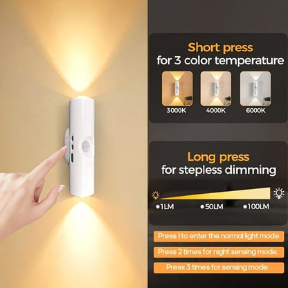 🔥Hot Sale - Rechargeable Smart LED Motion Sensor Ambient Light