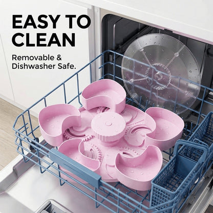 🍪Divided Spin and Snack Serving Tray