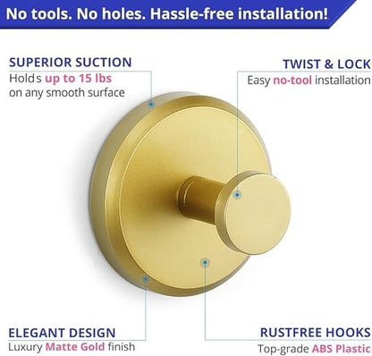 🎄 Wreath Suction Cup Hooks