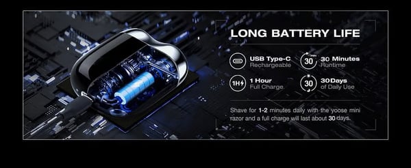 ✨ Hot Sale✨Mini double head electric shave