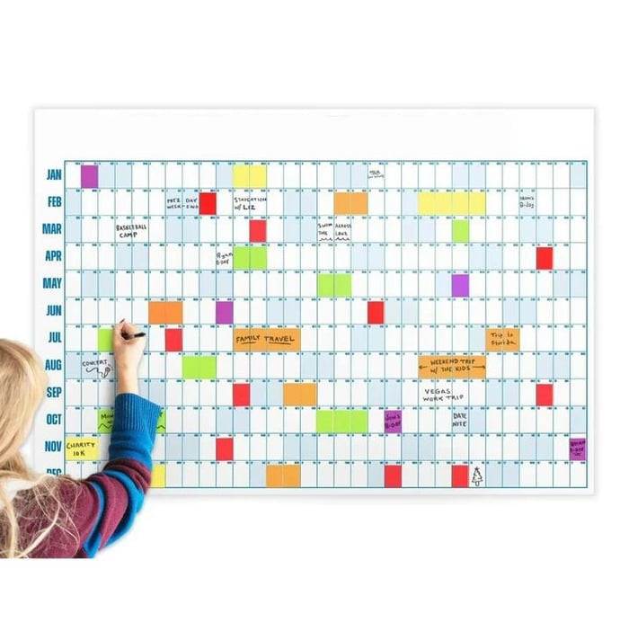 📅 Year-Round Wall Calendar – 2026 Dry Erase